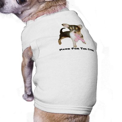 Chihuahua Breast Cancer Pet Clothing by normagolden