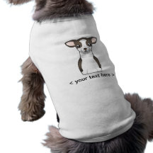 Chihuahua Cartoon Personalized Dog Clothing