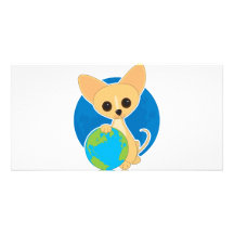 Chihuahua Earth Day Photo Card Template