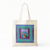 Chihuahua fun cute little toy dogs unique art canvas bag