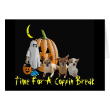 Chihuahua Halloween Card