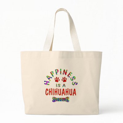 Chihuahua Happiness Canvas Bags by TLArnold4