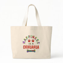 Chihuahua Happiness Canvas Bags