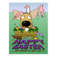 Chihuahua Happy Easter Postcard