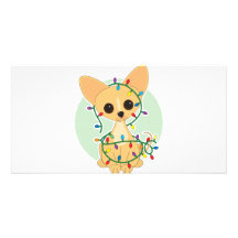 Chihuahua Lights Picture Card