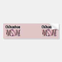 Chihuahua MOM Bumper Sticker