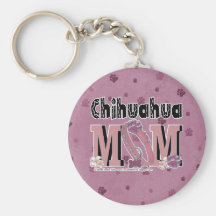 Chihuahua MOM Key Chain