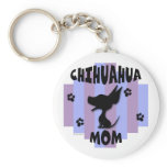 Chihuahua Mom Keychain