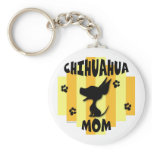 Chihuahua Mom Keychain
