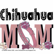 Chihuahua MOM Photo Cutouts