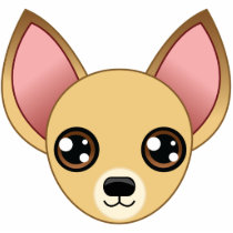 Chihuahua Photo Sculpture Keychain