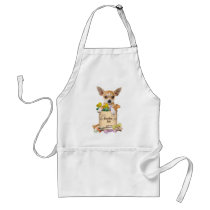 Chihuahua Posed with Cookie Jar Apron