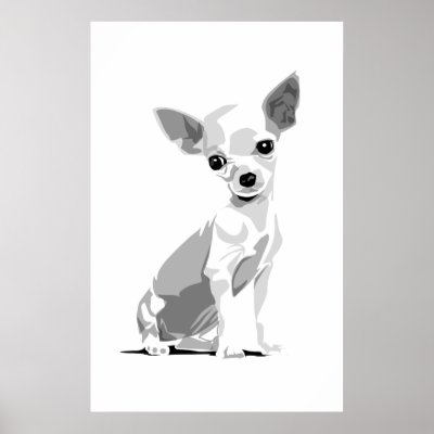 Chihuahua print by styleuniversal