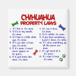 CHIHUAHUA Property Laws 2 Fridge Magnets