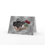 Chihuahua Roses Love Card