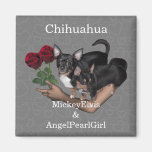Chihuahua Roses Magnet