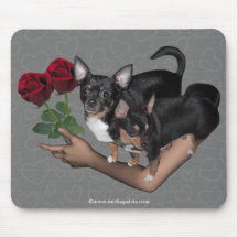 Chihuahua Roses Mousepad
