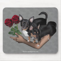 Chihuahua Roses Mousepad