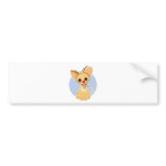 Chihuahua Rudolf Bumper Stickers