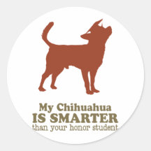 Chihuahua Smoothcoated Stickers