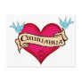 Chihuahua Tattoo Heart Postcards
