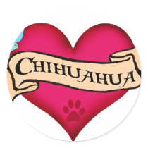 Chihuahua Tattoo Heart