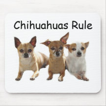 Chihuahua Trio Mousepad