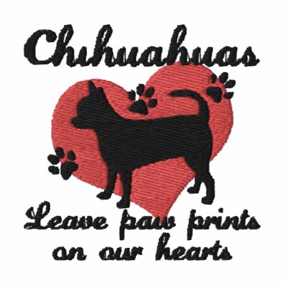 Chihuahuas Leave Paw Prints Women's Polo