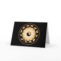 Chiinese Zodiac Wheel Greeting Card