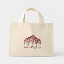 chiken tote bag キャンバス地バッグ