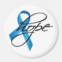 Child Abuse Ribbon Hope Fridge Magnets