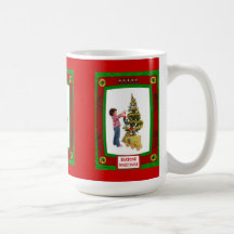 Child and a Christmas tree Coffee Mug