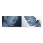 Child and Cherub Bumper Sticker
