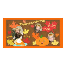 Child / Family Thanksgiving  Photo Card