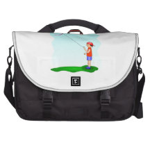 Child Flying a Kite Bags For Laptop