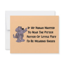 Child-Free Puppy Dog Custom Invite