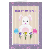 Child - Happy Ostara - Ostara Bunny Card