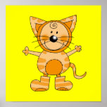 Child in a cat costume posters