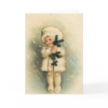 Child in a Snowstorm Card