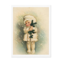 Child in a Snowstorm Card