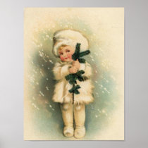 Child in a Snowstorm Card