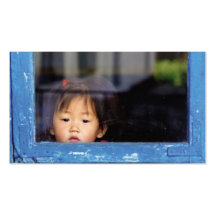 Child in the Window Business Card Templates