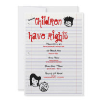 Child rights awareness campaign corporate announcement
