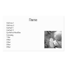 Child Swinging Business Card