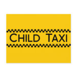 Child Taxi Funny Design for Driving Fathers/Moms Postcards