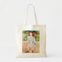 Child with a Whip Pierre Auguste Renoir painting Canvas Bag