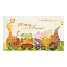 ChildcareProviders, babysitters, affaires de garde Modèle De Carte De Visite