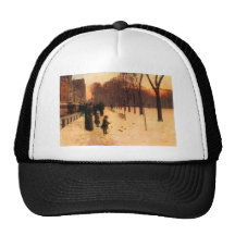 Childe Hassam - Boston in everyday twilight Hats