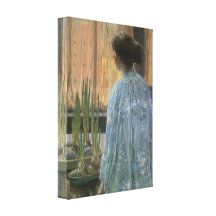 Childe Hassam - le service à thé de Terre-Cuits Toile Tendue
