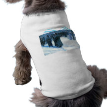 Childe Hassam - Nighttime Madison Square Doggie Tee Shirt